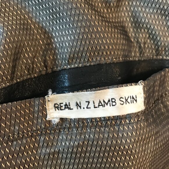 Adler Black Lambskin Mens 3XL Leather Jacket 3 Button Coat Size 46L - Picture 5 of 9